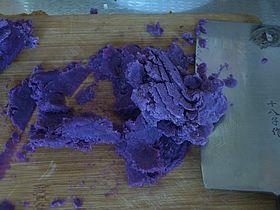 紫薯沙琪玛的做法步骤1