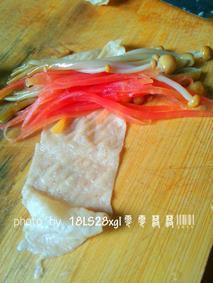 香辣豆腐皮卷时蔬的做法图解8