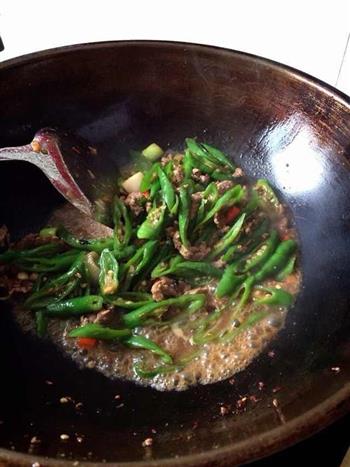 青椒豆豉炒牛肉丝的做法图解4