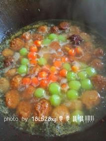 彩色丸子汤的做法步骤8