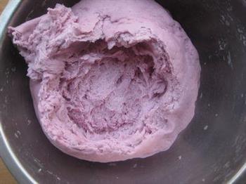 奶香紫薯馒头的做法步骤6