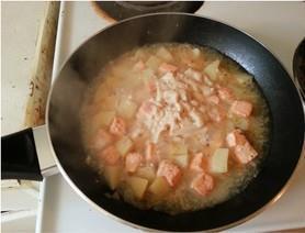 三文鱼奶油土豆汤的做法步骤8