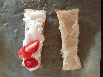 草莓奶油拿破仑酥的做法图解5