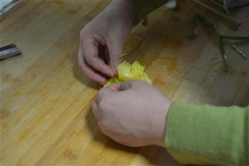 菊花石榴鸡的做法步骤21