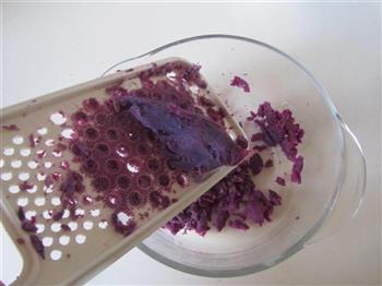 紫薯椰蓉酥的做法图解1