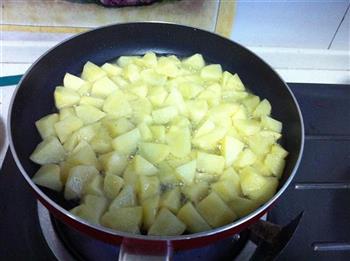 香煎土豆蘑菇的做法步骤3