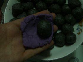 紫薯黑芝麻汤圆的做法步骤11