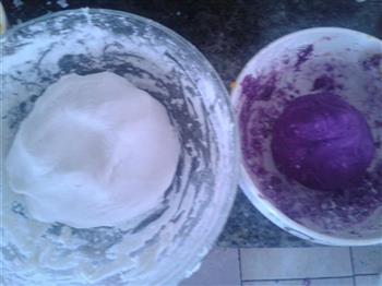 紫薯芝麻汤圆的做法步骤2