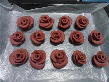 玫瑰花饼干的做法步骤15