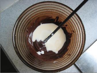 巧克力黑芝麻汤圆的做法图解1