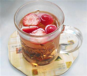 草莓山楂茶的做法步骤5