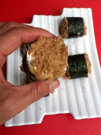 海苔肉松蛋糕卷的做法步骤15