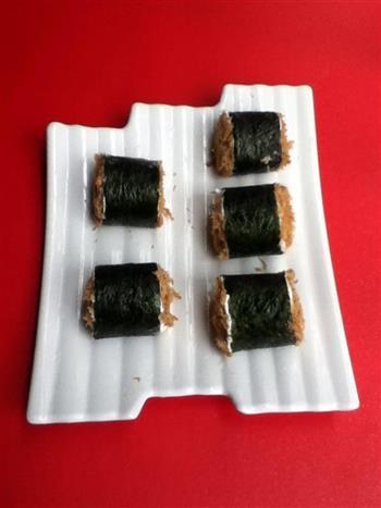 海苔肉松蛋糕卷的做法步骤16