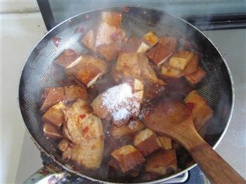 香干回锅肉的做法步骤8