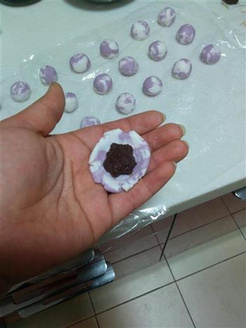 紫薯巧克力汤圆的做法图解17