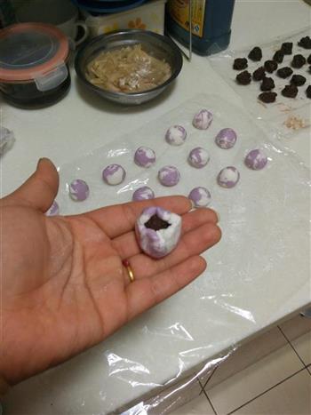 紫薯巧克力汤圆的做法图解18