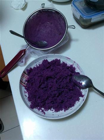 紫薯巧克力汤圆的做法图解3