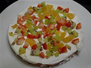 水果生日蛋糕的做法步骤16