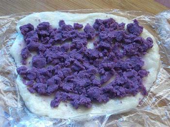 山药紫薯卷的做法图解7