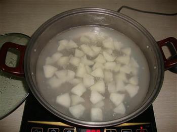 烧仙草雪梨冰糖椰奶的做法步骤5