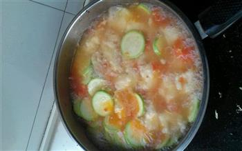 西葫芦番茄疙瘩汤的做法图解10
