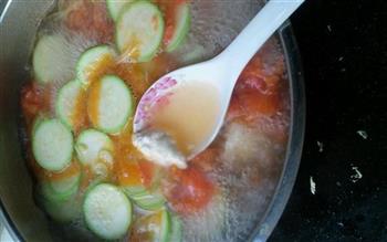 西葫芦番茄疙瘩汤的做法步骤9