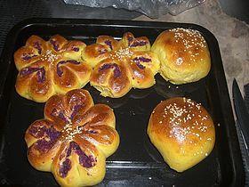酸奶紫薯椰蓉面包的做法步骤15