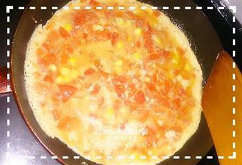 玉米番茄炒蛋的做法步骤4