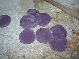 紫薯花样馒头的做法图解4