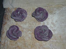 紫薯花样馒头的做法图解8