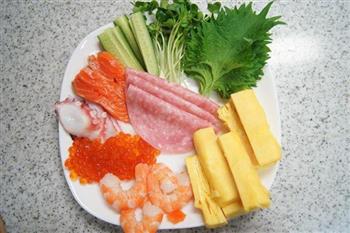 海鲜寿司手卷的做法步骤5