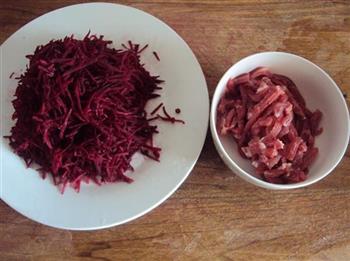 紫菜头炒肉丝的做法步骤4