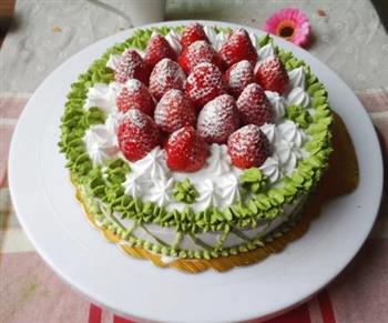 草莓奶油蛋糕的做法步骤11