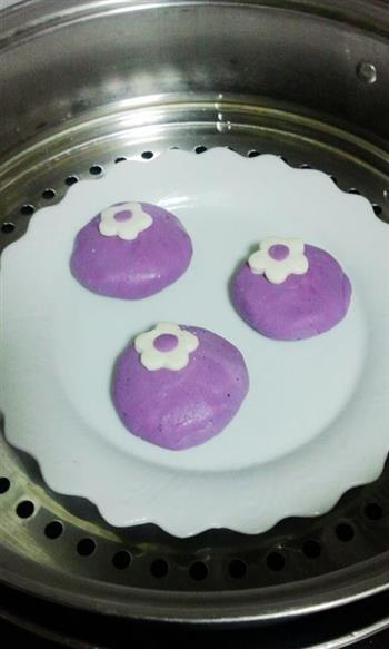 花朵紫薯饼的做法步骤10