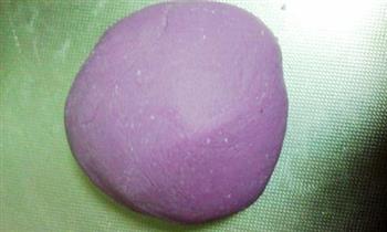 花朵紫薯饼的做法步骤2