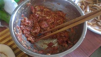 肉馅蒸茄子的做法步骤2