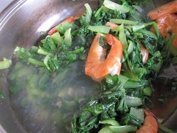 小白菜炖粉条虾的做法步骤8