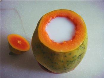 养颜木瓜椰汁冻的做法步骤10