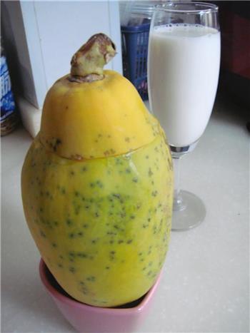 养颜木瓜椰汁冻的做法步骤11