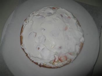 杏仁奶油草莓蛋糕的做法步骤8