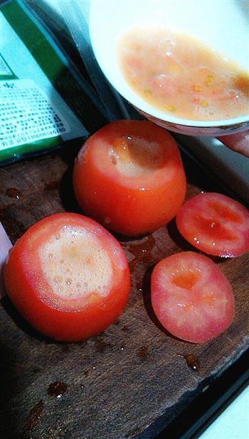 火腿芝士焗番茄的做法图解5