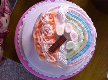 彩虹蛋糕的做法步骤3