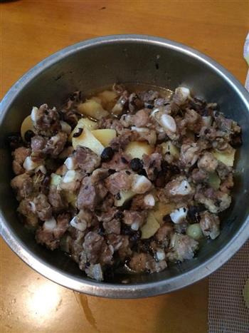 南瓜土豆蒸豆豉排骨的做法步骤2