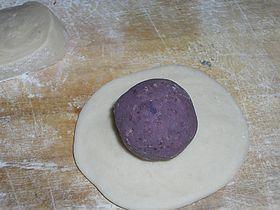 紫薯豆沙包的做法步骤7