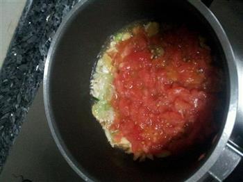 鸭蛋番茄疙瘩汤的做法步骤2