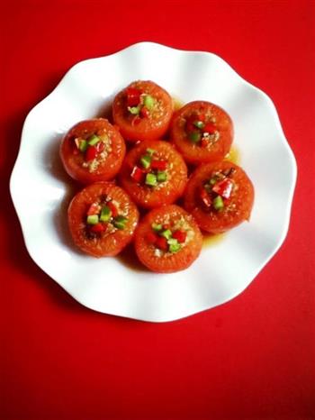肉酿番茄的做法步骤10
