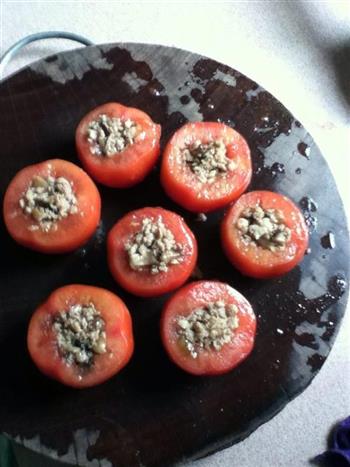 肉酿番茄的做法步骤5