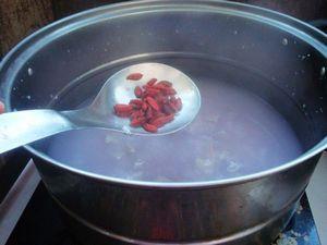 紫山药百合糯米粥的做法步骤7