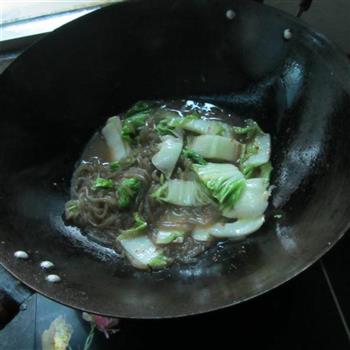 猪油白菜煮粉的做法步骤10
