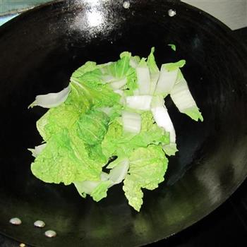 猪油白菜煮粉的做法步骤5
